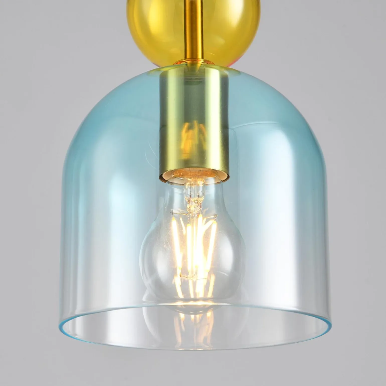 Lampa wisząca PASTELLO BLUE kolorowa 15 cm (ST-DN345A) - Step into Design