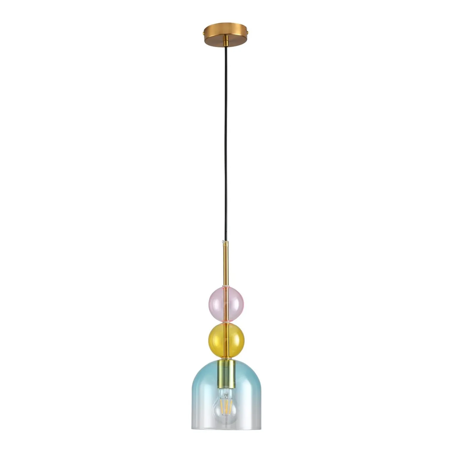 Lampa wisząca PASTELLO BLUE kolorowa 15 cm (ST-DN345A) - Step into Design