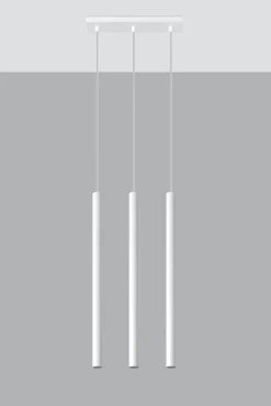 Lampa wisząca PASTELO 3 biała (SL.0466) - Sollux
