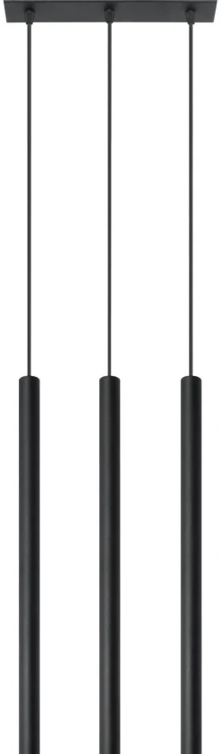 Lampa wisząca PASTELO 3 czarna (SL.0470) - Sollux