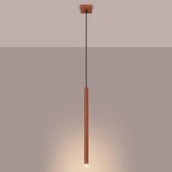Lampa wisząca PASTELO 1 ochra czerwona (SL.1524) - Sollux Lighting