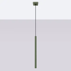 Lampa wisząca PASTELO 1 zielona oliwka (SL.1518) - Sollux Lighting