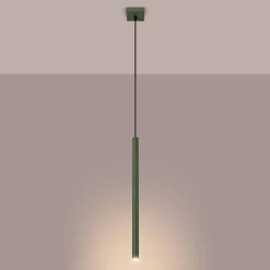 Lampa wisząca PASTELO 1 zielona oliwka (SL.1518) - Sollux Lighting