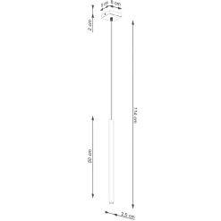 Lampa wisząca PASTELO 1 zielona oliwka (SL.1518) - Sollux Lighting