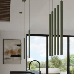 Lampa wisząca PASTELO 1 zielona oliwka (SL.1518) - Sollux Lighting