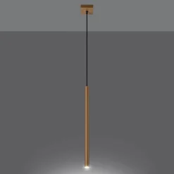 Lampa wisząca PASTELO 1 złota (SL.1170) - Sollux Lighting