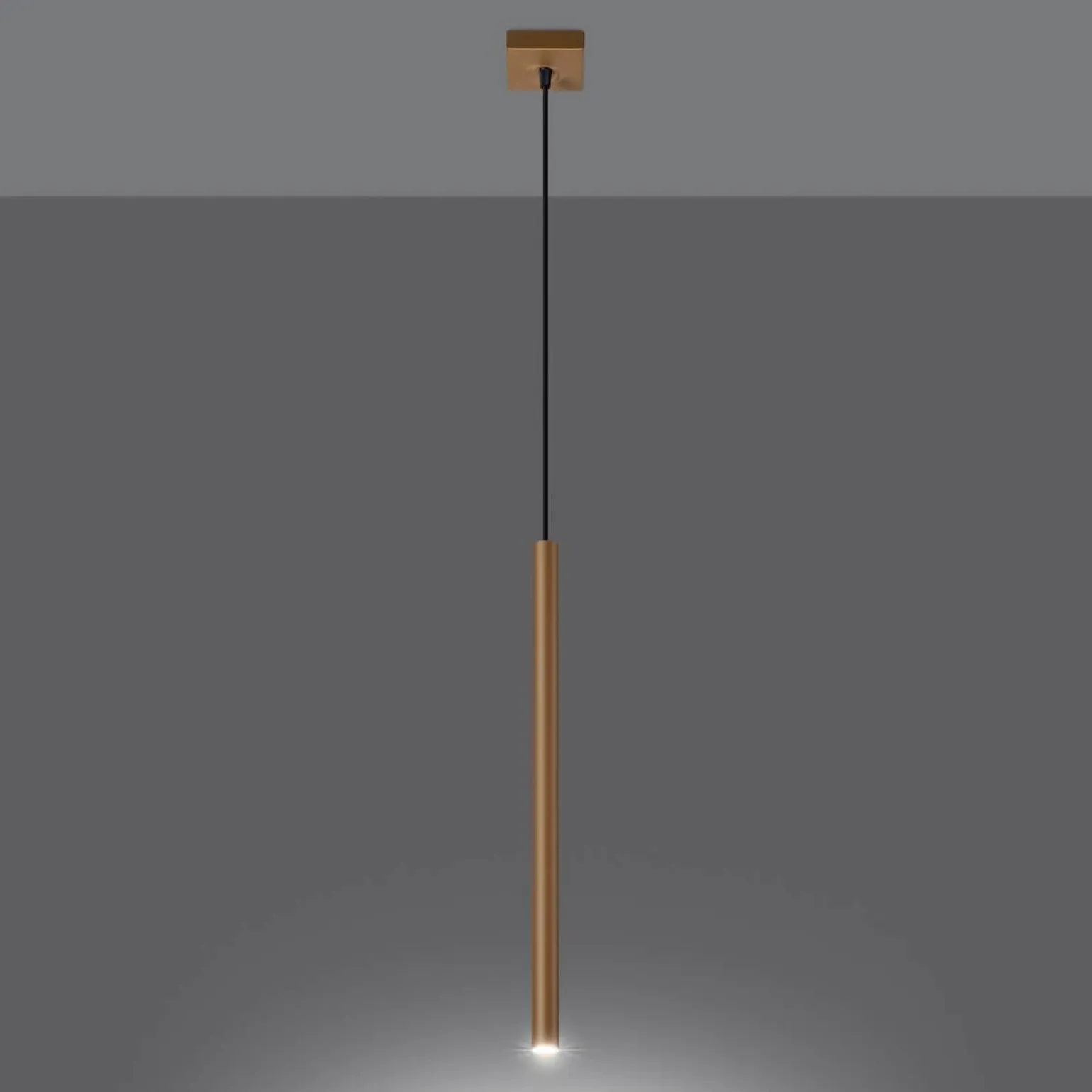 Lampa wisząca PASTELO 1 złota (SL.1170) - Sollux Lighting