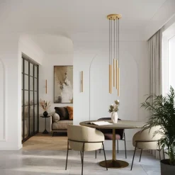 Lampa wisząca PASTELO 2 złota (SL.1305) - Sollux Lighting