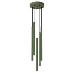 Lampa wisząca PASTELO 5P zielona oliwka (SL.1522) - Sollux Lighting
