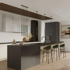 Lampa wisząca PASTELO 5P zielona oliwka (SL.1522) - Sollux Lighting