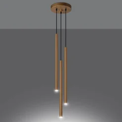 Lampa wisząca PASTELO 3P złota (SL.1172) - Sollux Lighting