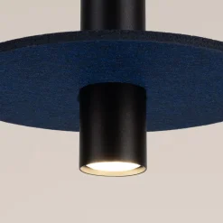 Lampa wisząca PELTA 1 czarna/granatowa (SL.1884) - Sollux Lighting