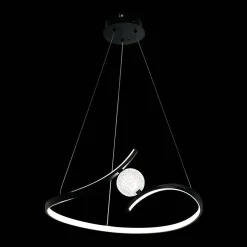 Lampa wisząca PERLA BLACK 34W LED (ML1177) - Milagro