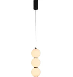 Lampa wisząca PERLA LED czarna 12 cm (ST-CP231222-3L black) - Step into Design
