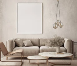 Lampa wisząca Perlos (PND-54456-3-HB-AMB) - Italux