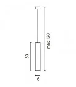 Lampa wisząca Piano 30 czarny (67736) Ramko - żyrandol