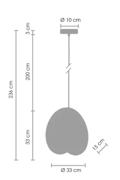 Lampa wisząca PILLS L (ST-5819 L WHITE) - Step into Design