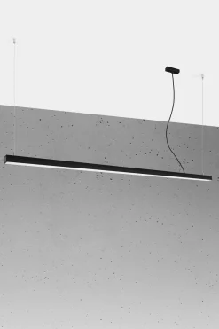 Lampa wisząca PINNE 200 czarna 3000K (TH.229) - Thoro Lighting