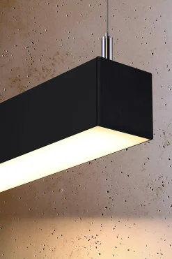 Lampa wisząca PINNE 200 czarna 3000K (TH.229) - Thoro Lighting