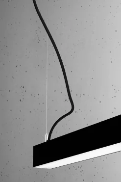 Lampa wisząca PINNE 200 czarna 3000K (TH.229) - Thoro Lighting