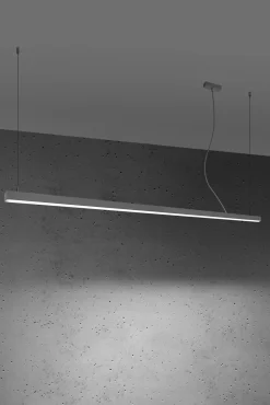Lampa wisząca PINNE 200 szara 4000K (TH.233) - Thoro Lighting