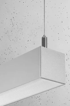 Lampa wisząca PINNE 200 szara 4000K (TH.233) - Thoro Lighting