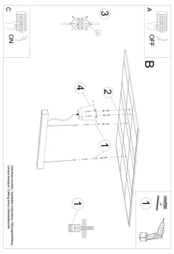 Lampa wisząca PINNE 200 szara 4000K (TH.233) - Thoro Lighting