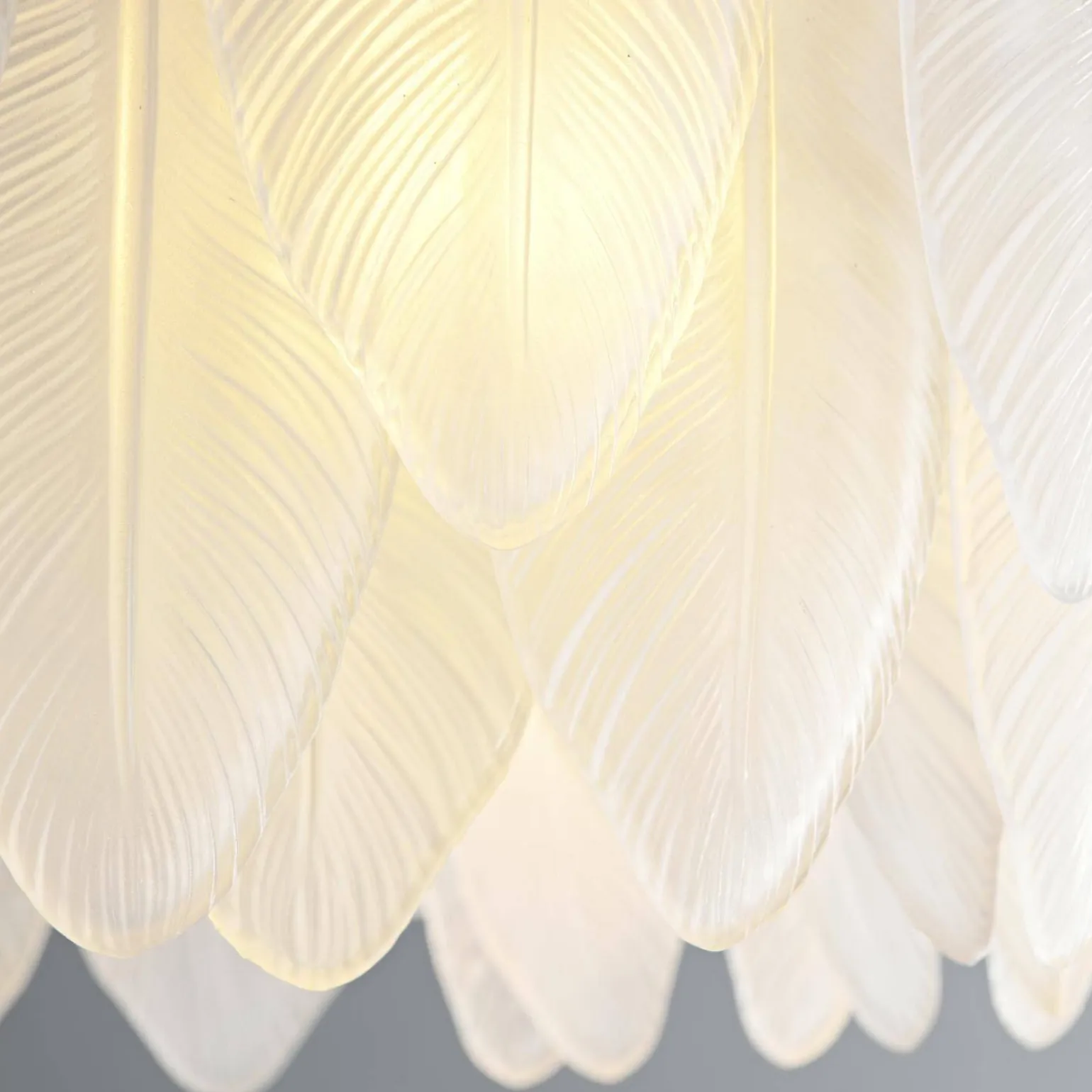 Lampa wisząca PIUMA LONG biała 100 cm (ST-6289-10C) - Step into Design