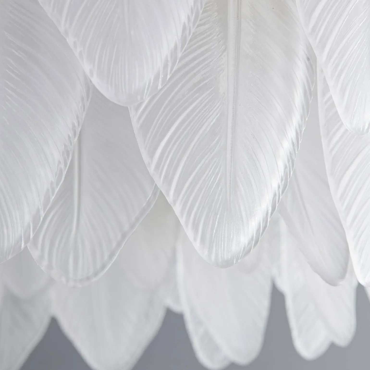 Lampa wisząca PIUMA LONG biała 100 cm (ST-6289-10C) - Step into Design