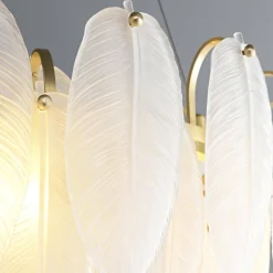 Lampa wisząca PIUMA LONG biała 100 cm (ST-6289-10C) - Step into Design