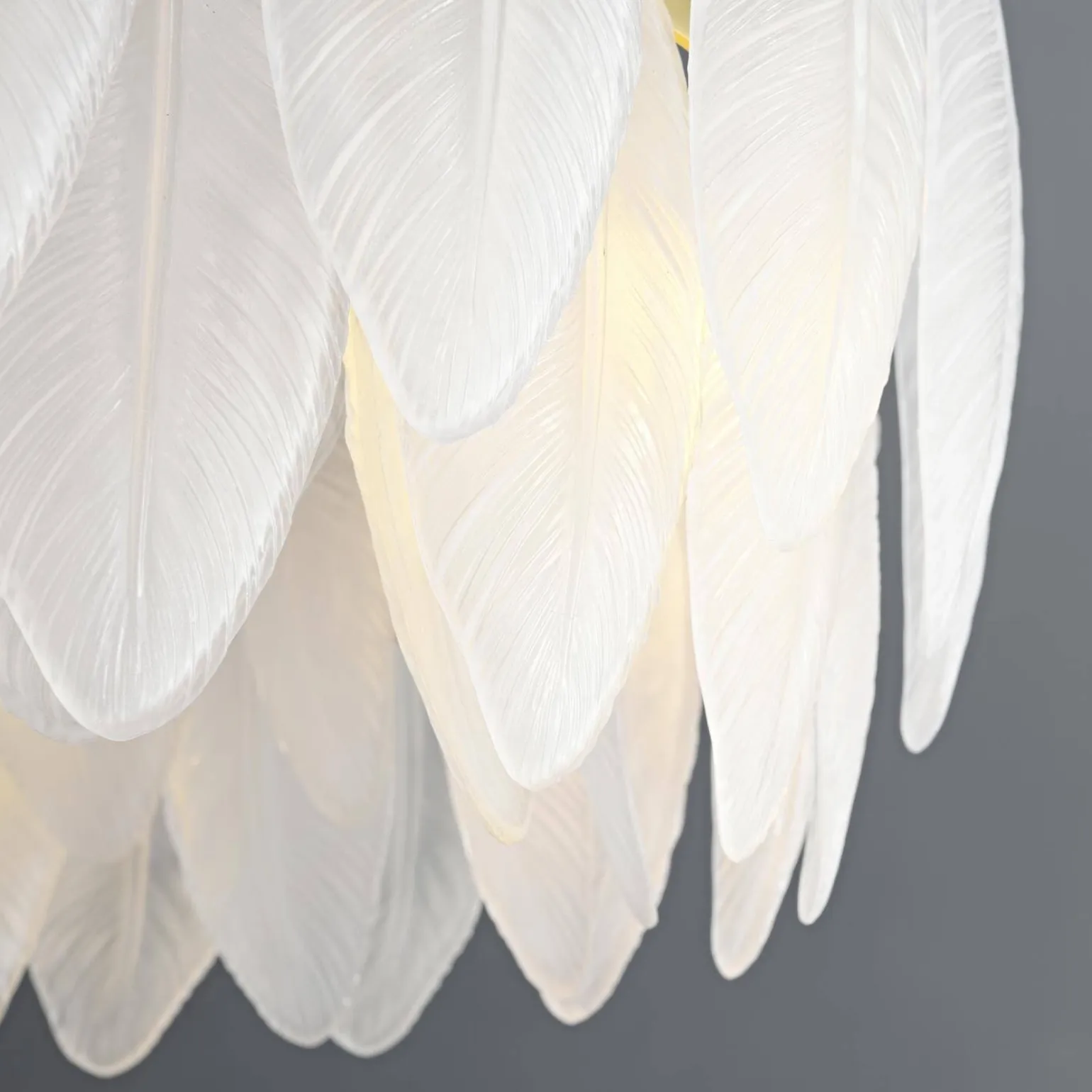 Lampa wisząca PIUMA LONG biała 100 cm (ST-6289-10C) - Step into Design