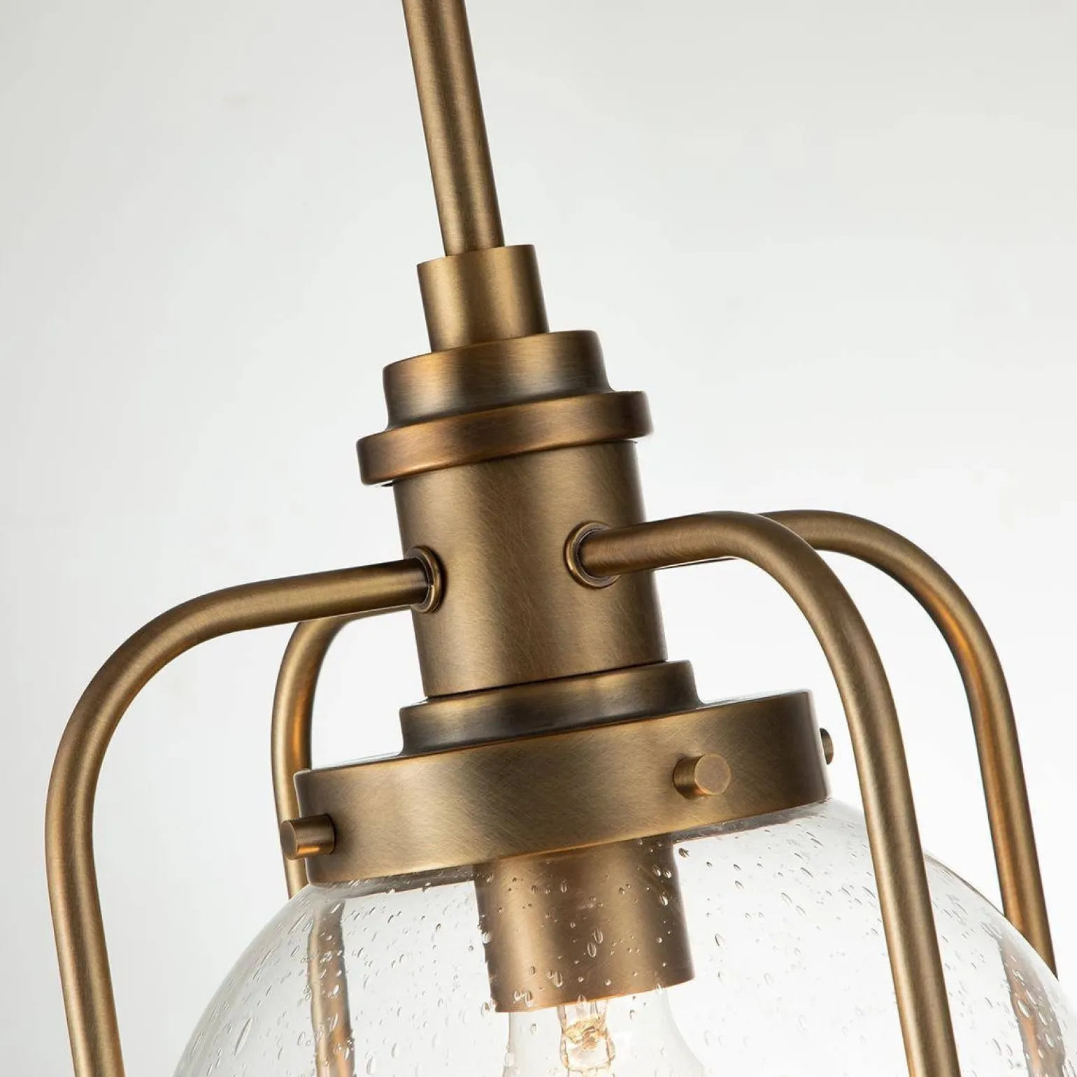 Lampa wisząca/ Plafon Triocent - 1 źródło światła - Naturalny mosiądz (QN-TRIOCENT-P-NBR) - Quintiesse