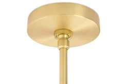 Lampa wisząca PLANETARIO 15 GOLD złota - klosze szronione (MD10230G-15.BRASS) - King Home
