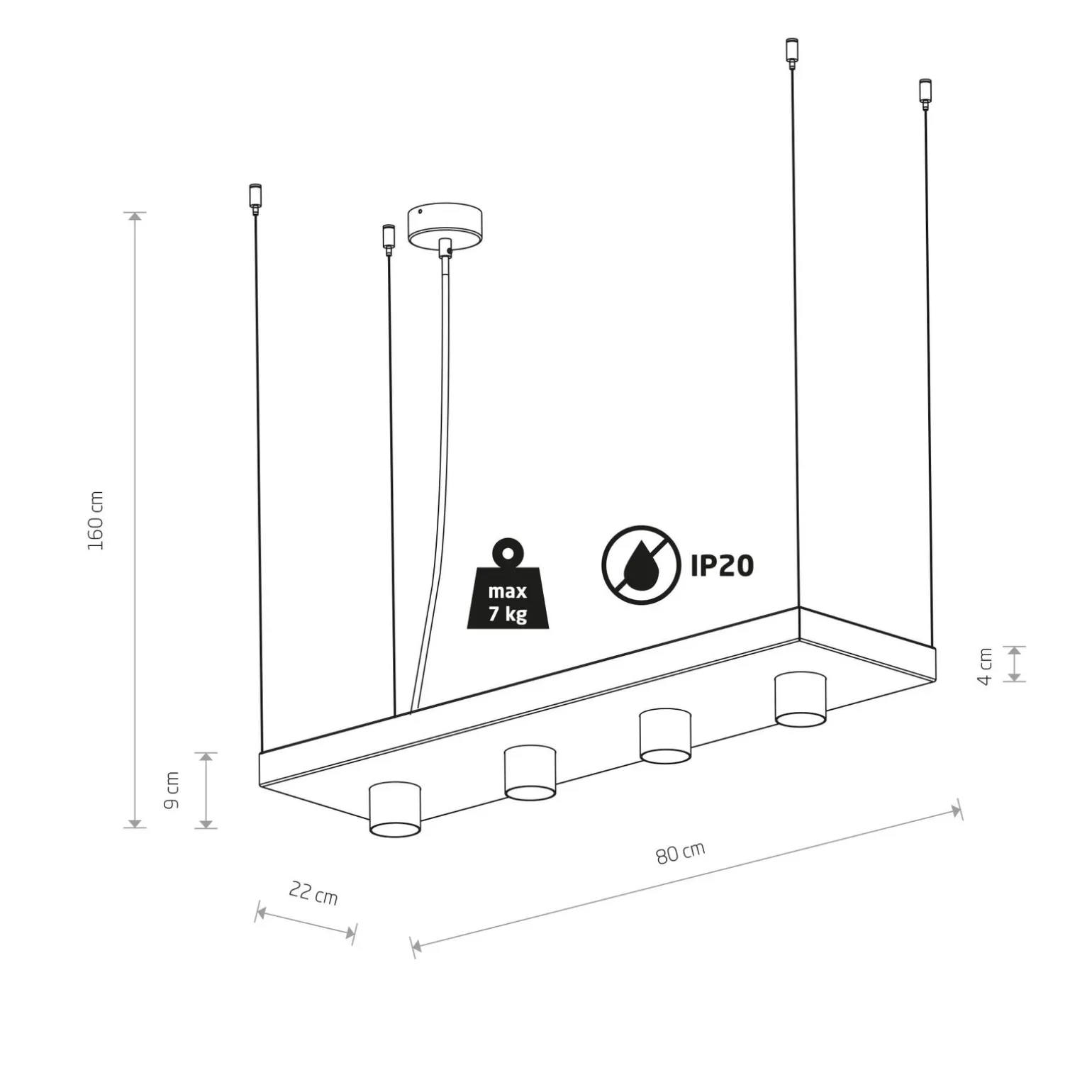 Lampa wisząca PLANT (9381) - Nowodvorski