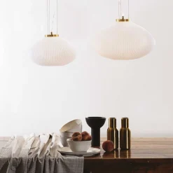 Lampa wisząca PLISSE' Mosiądz (PLISSE'_SP1_D45_OTTONE) - Ideal Lux