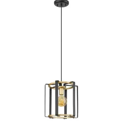 Lampa wisząca Primero (PND-44003-1-BK-GD) - Italux