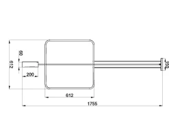 Lampa wisząca RANA 1 czarna (TH.018CZ) - Thoro Lighting