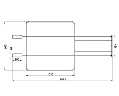 Lampa wisząca RANA 2 czarna (TH.019CZ) - Thoro Lighting