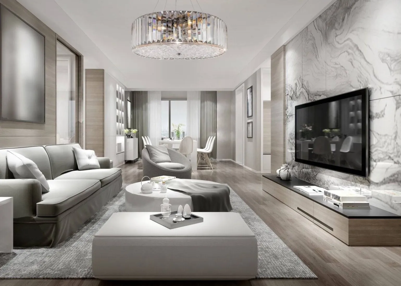 Lampa wisząca Recinto (MOD080CL-06CH) - Maytoni