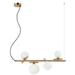 Lampa wisząca Reverso (PND-5622-4-BRO-W) - Italux