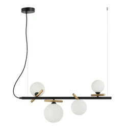 Lampa wisząca Reverso (PND-5622-4-BK-W) - Italux