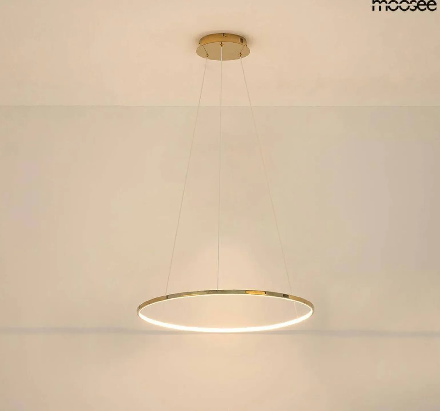 Lampa wisząca RING SLIM 60 złota (MSE1501100156) - Moosee