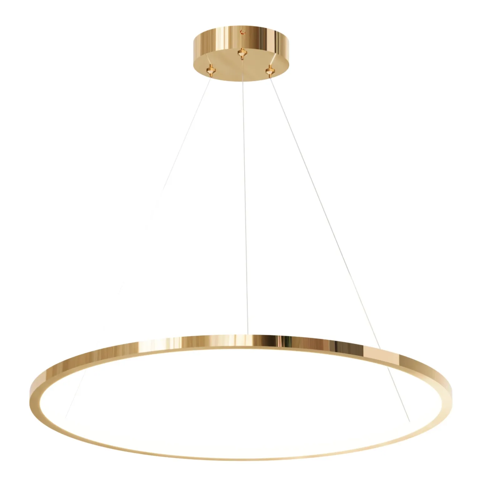 Lampa Wisząca Ringa LED złota (PL0150-GD) - Yaskr