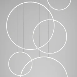 Lampa wisząca RIO 5 55/55/78/110/110 biała LED 4000K (TH.543) - Thoro Lighting