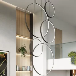 Lampa wisząca RIO 5 55/55/78/110/110 biała LED 3000K (TH.542) - Thoro Lighting