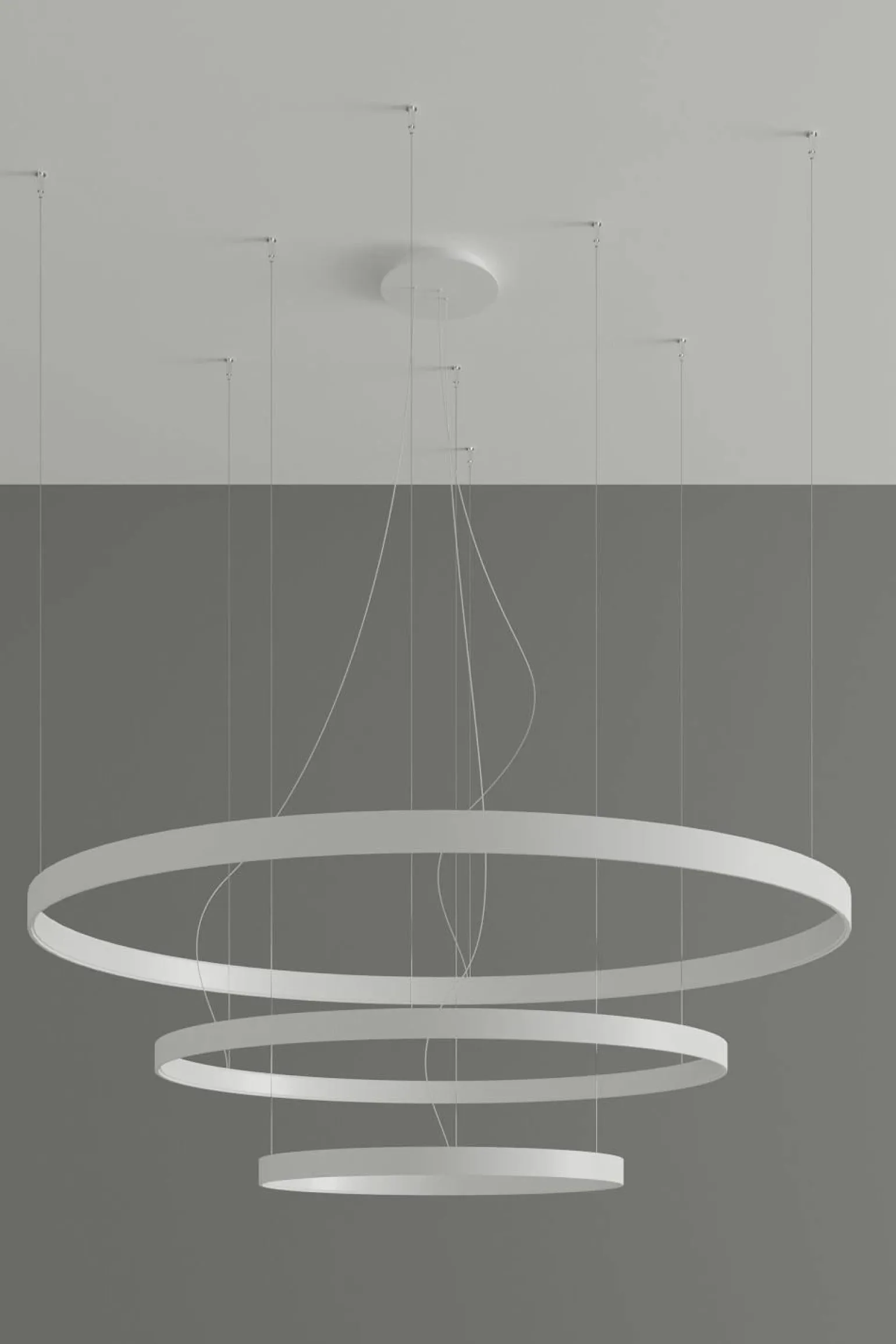 Lampa wisząca RIO 3 55/78/110 biały LED 4000K (TH.271) - Thoro Lighting