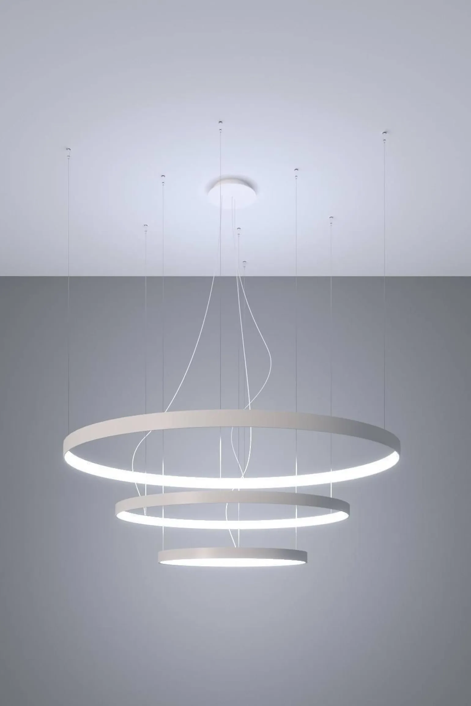 Lampa wisząca RIO 3 55/78/110 biały LED 4000K (TH.271) - Thoro Lighting