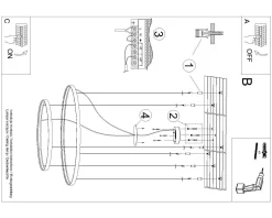 Lampa wisząca RIO 2 55/78 biały LED 3000K (TH.176) - Thoro Lighting