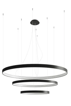 Lampa wisząca RIO 3 55/78/110 czarny LED 4000K (TH.177) - Thoro Lighting