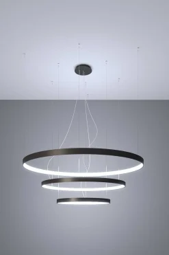 Lampa wisząca RIO 3 55/78/110 czarny LED 4000K (TH.177) - Thoro Lighting